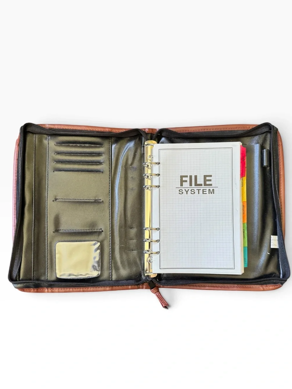 Vintage Floral Tapestry Day Planner Organizer Binder
